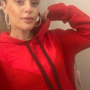 DEX Knit Hoodie NWT size L